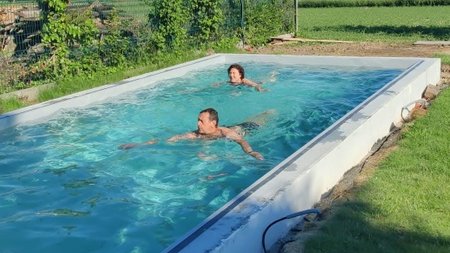 zwembad zelfbouw